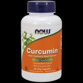 Curcumine Végétarienne Curcuma Longa 95% 60 capsules NOW FOODS